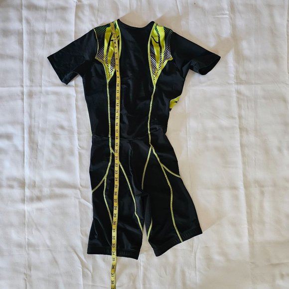 Enjoy Unisex Kids Black Yellow Short Sleeve One-Piece Shorty Jumpsuit Small - Picture 12 of 12